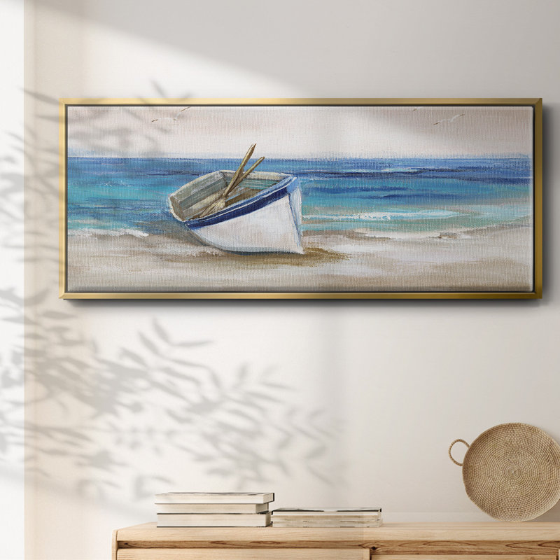 Shore Excursion- Framed Canvas, 20" H x 50" W