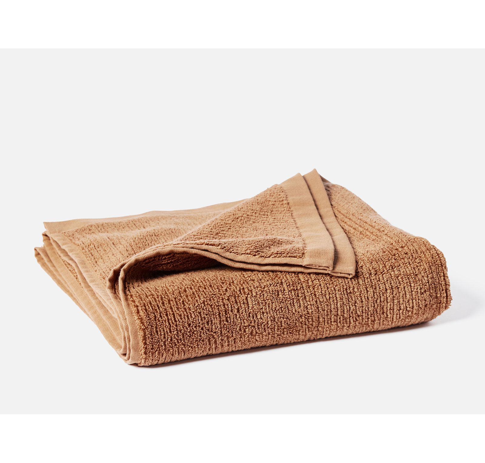 Temescal 6-Piece Organic Cotton Towel Set, Bath Sheet, Ginger