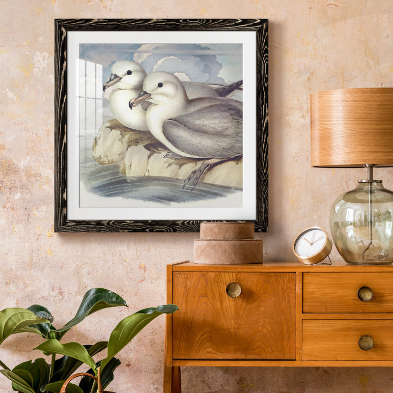 «Surf & Sand I», ensemble de 1 reproductions carrées sur toile, H 27,5 po x l 27,5 po x P 1,5 po, Cadre noir