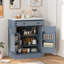 Buffet moderne avec 1 tiroir, 2 tablettes réglables et 2 tablettes de porte-1150861899