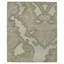 Damask Area Rug in Gray/Neutral-45411135