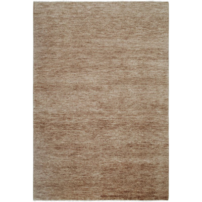 Epic Hand Knotted Area Rug in Brown