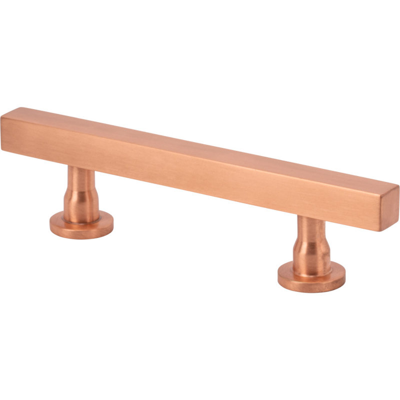 Dante Bar Pull, Unlacquered Brass, 3"