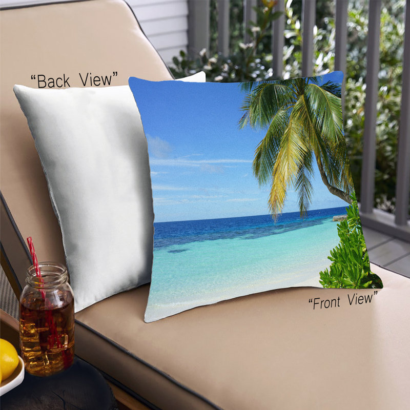 Coussin Plants Palm Tree 67, Microsuède