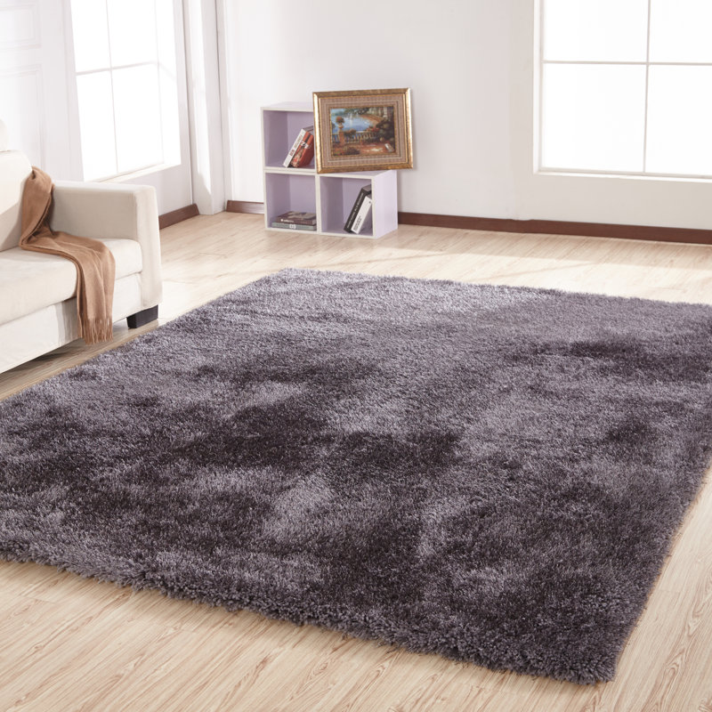 Tapis gris touffeté à la main GrangeoverSands, Rectangle 5 pi x 7 pi