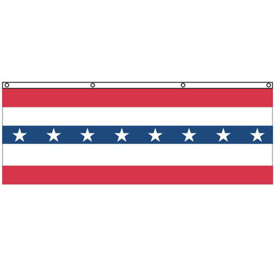 Double Sided 36 in. H x 60 in. W Cotton and Nylon House Flag
