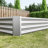 Metal Raised Garden Flower Bed - 43.85 In. Wide X 11.96 High , Rust Vegetable Kit 45.67 Deep Height , Practical-161003922-161003925
