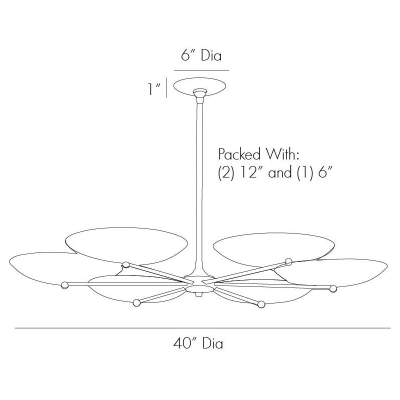Griffith 6 - Light Chandelier