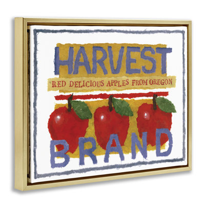 "Oregon Harvest Apples", art mural encadré par Nancy Overton