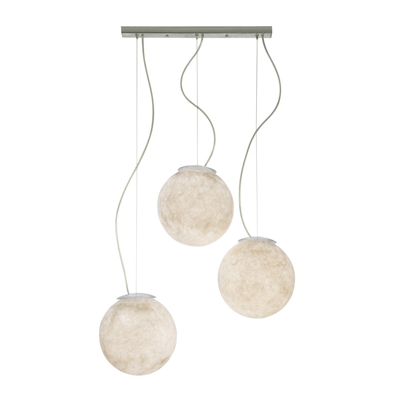Luna 3 - Light Chrome Sphere Pendant