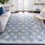 Tapis oriental bleu marine / crème Fifi-519109596