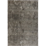Rapture Checkered Area Rug in Beige/Gray
