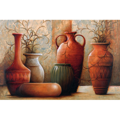 Spicy Pots - Wrapped Canvas Painting