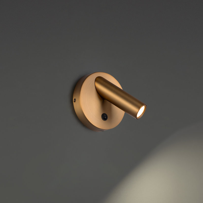 Aspire 1 - Light LED Spotlight, Aged Brass