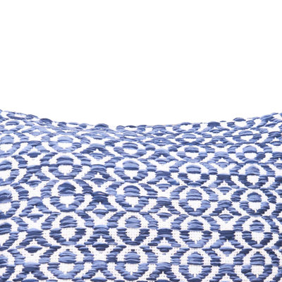 Navy Tri Color Geo Pillow