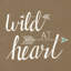 Wild At Heart On Sandstone, art textuel sur toile tendue-74759559-74759556-74759564