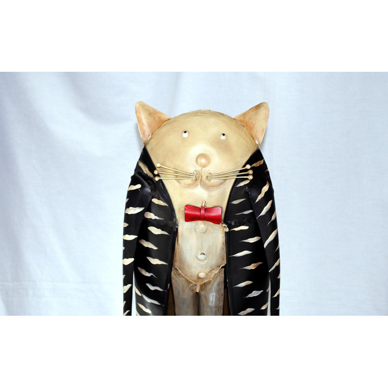 Drossett Animals Figurines & Sculptures, 33" H x 8" W x 8" D, Black