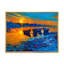 Bateaux en mer II - reproduction sur toile-450344273-450344277