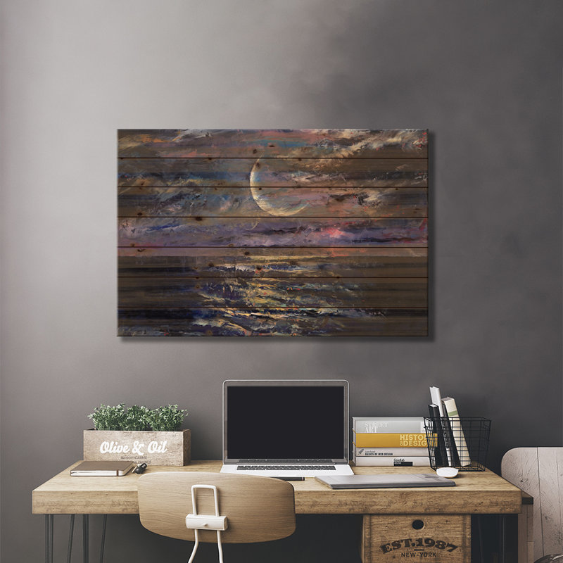" Moon " by Michael Creese, 26" W x 18" H