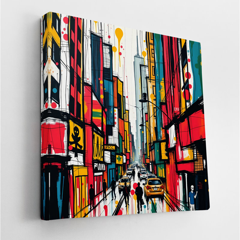 Traffic Jam, 24" H x 24" W