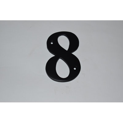 Dravin 14cm H Metal House Number