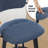 Swivel Upholstered 25.59"" Bar Stool with solid Wood Frame-1981216505