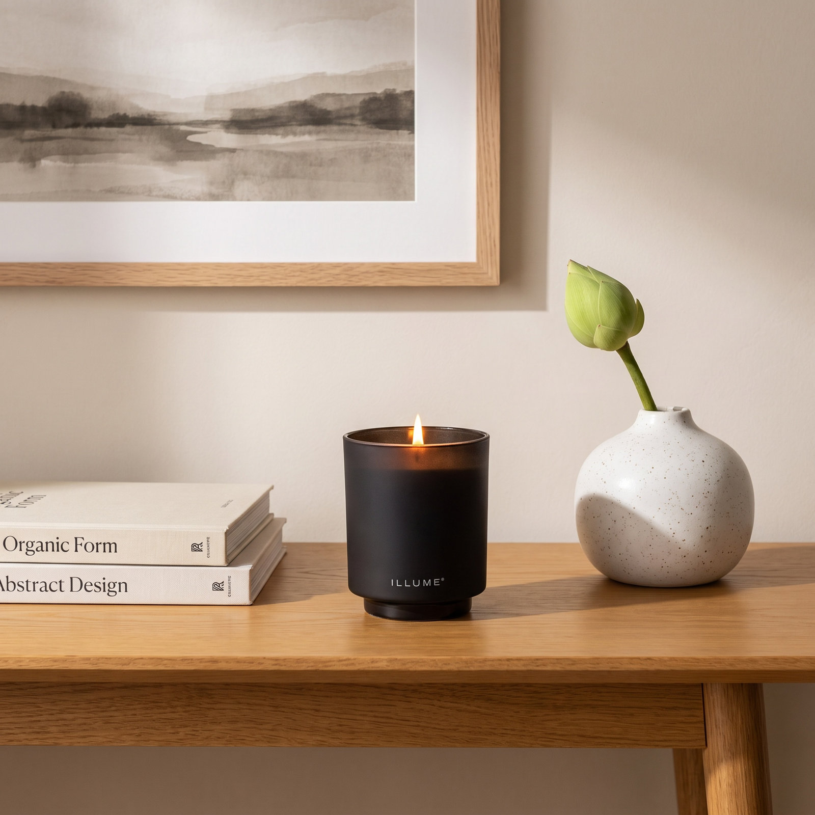Beautifully Done Scented Jar Candle, Refillable Boxed Glass