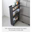Chariot à roulettes Yamazaki Home, acier, capacité de poids de 44,3 lb, assemblage minimal-106918221