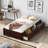 Twin Size Platform Storage Bed With 3 Drawers-114246904