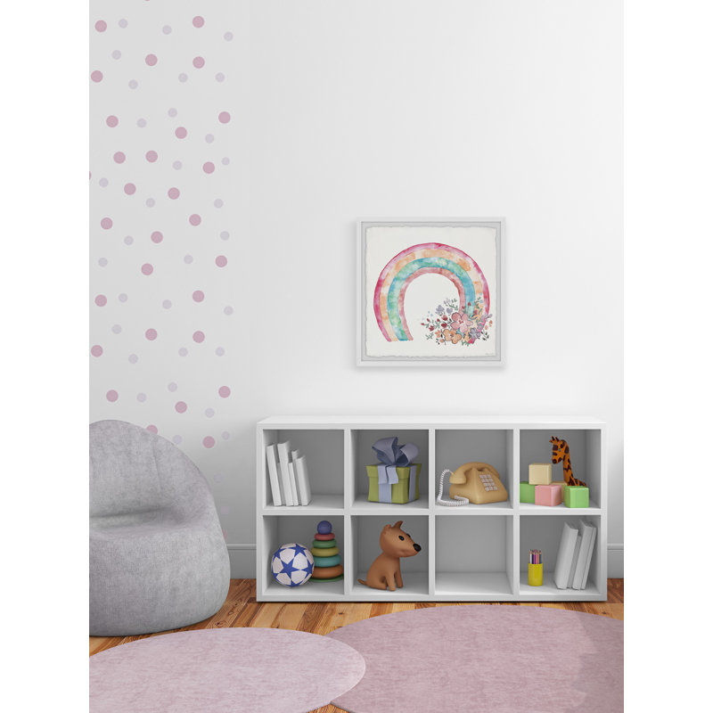 «Gaddis Rainbow Bouquet», reproduction encadrée, H 18 po x l 18 po x 1,5 po