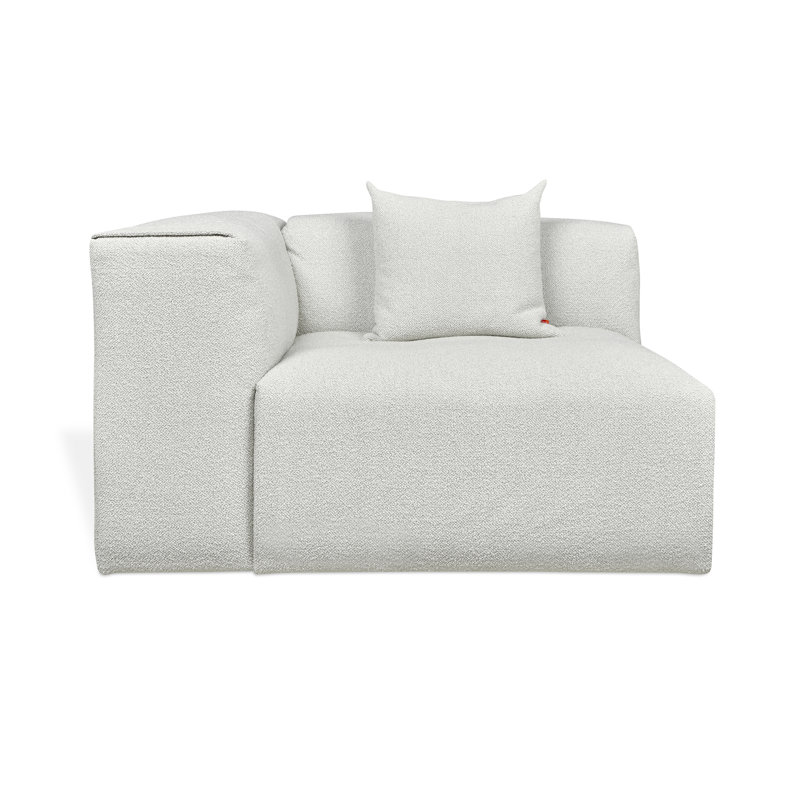 Nest Modular Left Arm Chair, Morris Fog