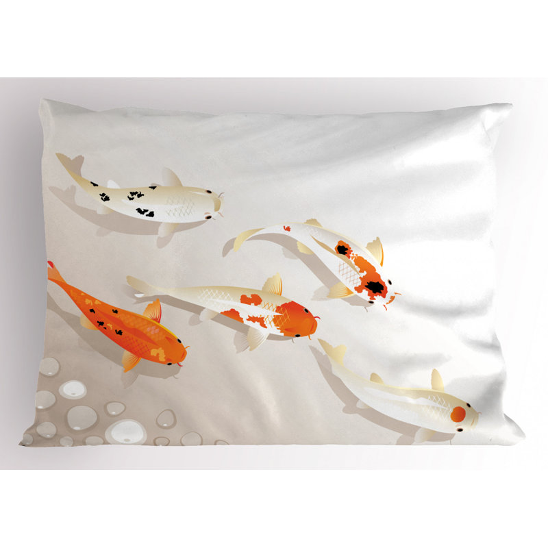 Narwhal Polyester Sham Set, Queen