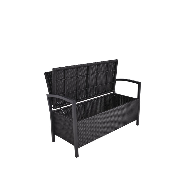 Amelie-Grace Powder Coated Aluminum Outdoor Bench