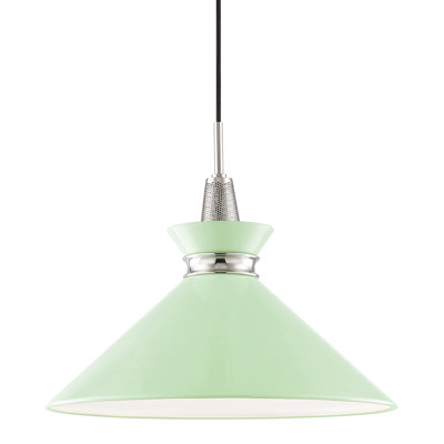 Corby Single Light Metal Pendant