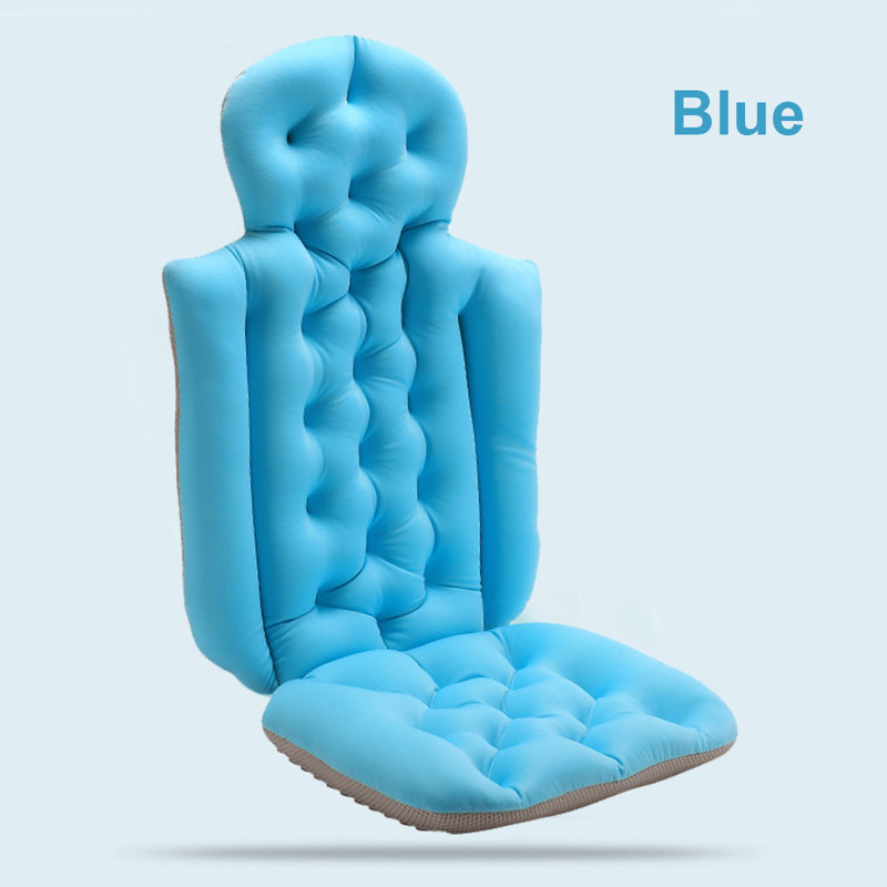 Coussin de spa complet antidérapant pour baignoire, accessoires de salle de bain avec coussin d'appui-tête ergonomique à séchage rapide