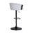 Adjustable Black Wood Bar Stool