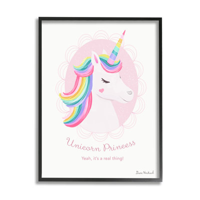 " Unicorn Princess Endearing Unicorn Fantasy Rainbow " by Diane Neukirch