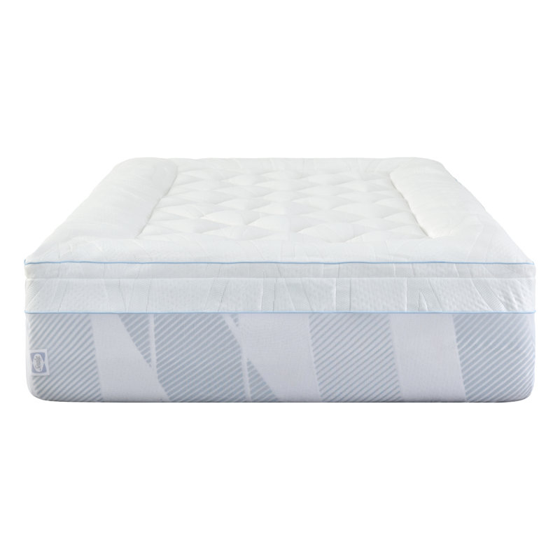 Sealy Dreamlife 3” Medium-Soft Gel Memory Foam Mattress Topper + 1” Quilted Cooling Cover, Queen