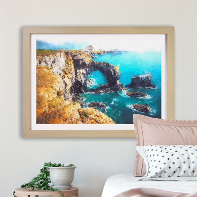 Green Bridge of Wales - Framed Print