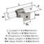 Glacio 2-1 / 8 pouces (54mm) de longueur-99718975