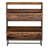 Shoe Cabinet With 2 Flip Drawers, Farmhouse Shoes Storage Cabinet With Metal Legs And Anti-Tipping Device, Freestanding Shoe Organizer Ideal For Entryway, Hallway, Bedroom, Living Room, Brown
