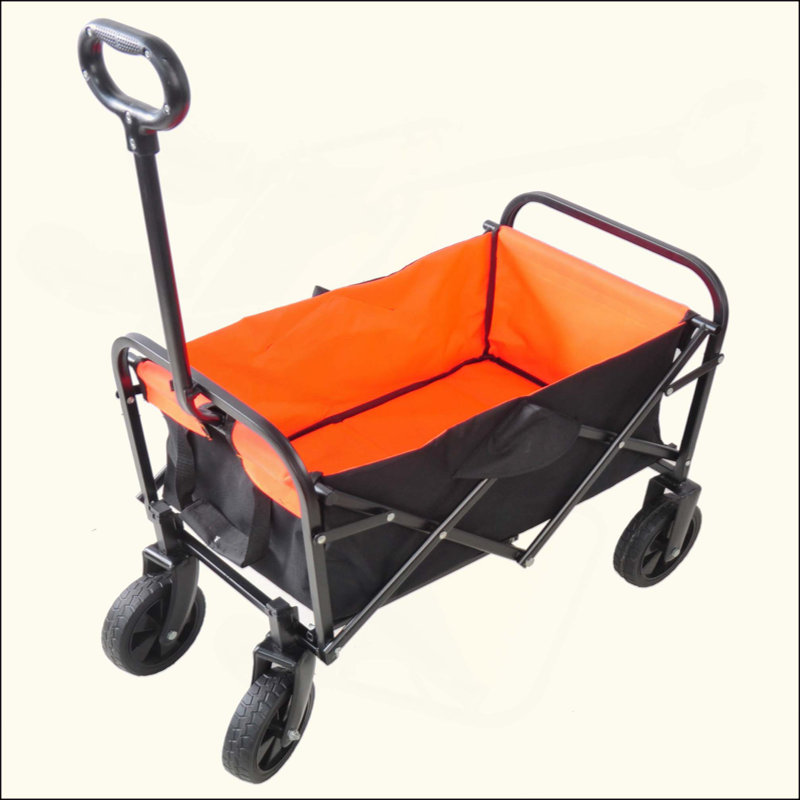 Mini chariot de plage pliable, Rouge