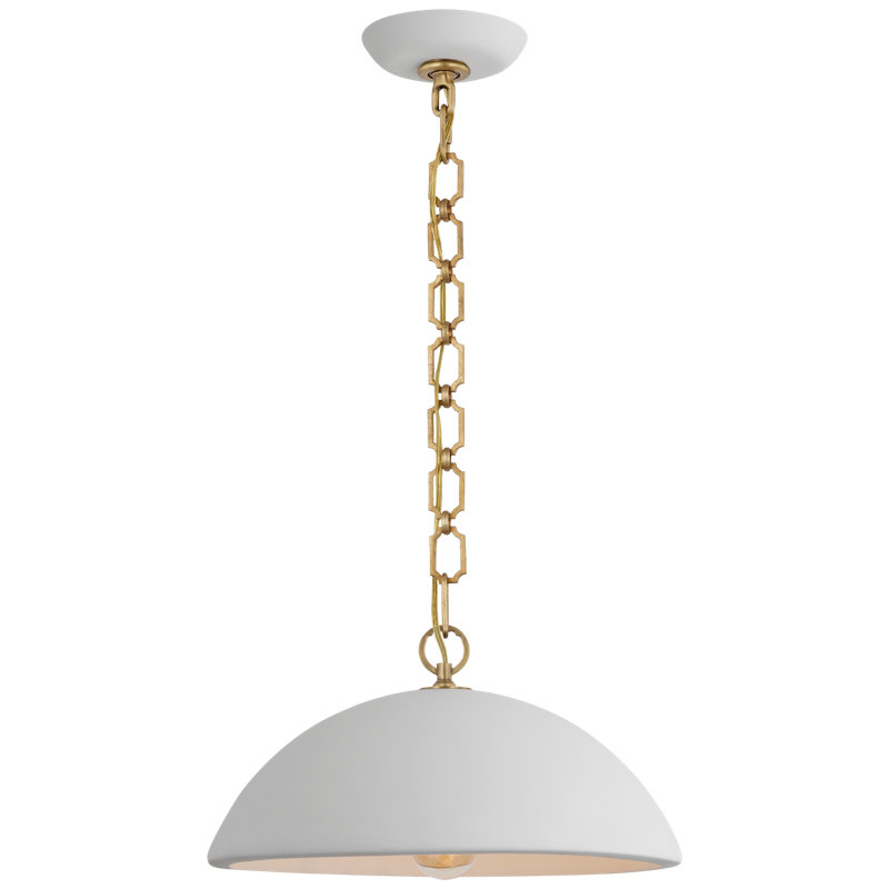 Elliot 1 - Light Pendant, Large 16", Matte White