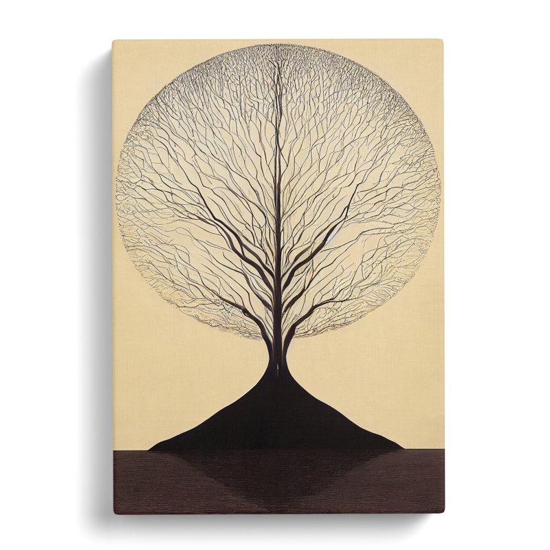 Antique Tree No.4 - Wrapped Canvas Print, 50cm H x 35cm W x 3cm D
