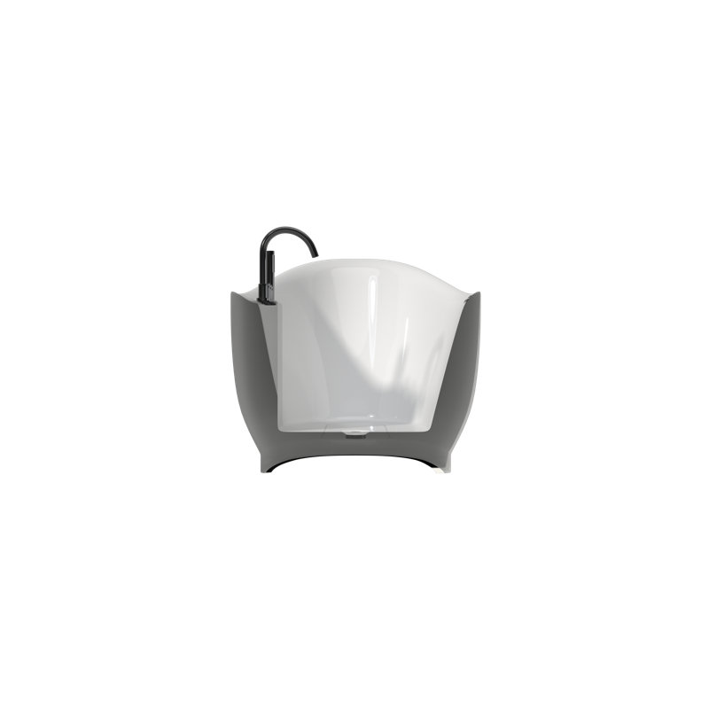 Baignoire tourbillon autoportante 71 pouces avec bulles d'air et hydromassage, baignoire en acrylique blanc brillant pour salle de bain