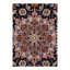 Mijanur Oriental Area Rug in Navy Blue