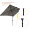 Parasol de marché rectangulaire 10' x 6,5'-66223630