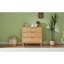 Commodes et commodes modernes avec rangement, ensemble de 3 tiroirs en MDF pour la maison