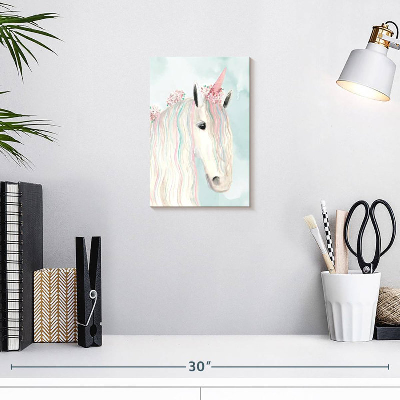 Ashelle Unicorn Flowers, 12" H x 8" W