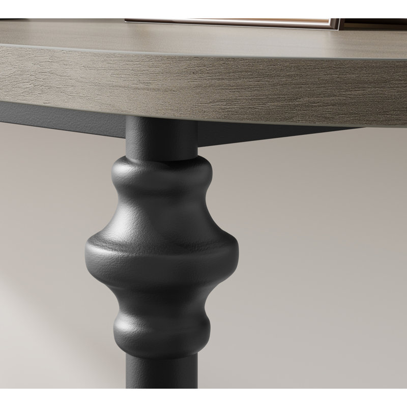 2 Tier Console Table, Gray